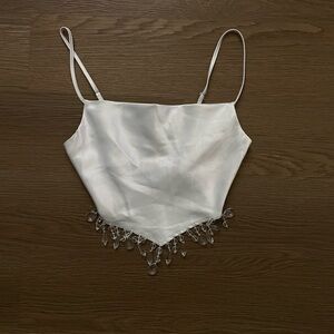 White going out top